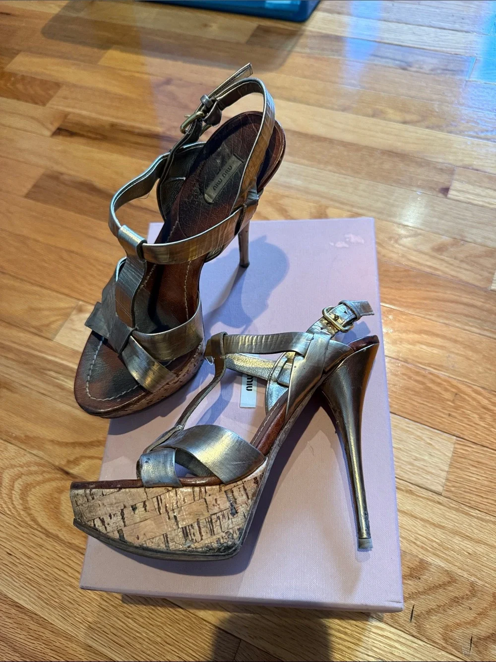Miu Miu Metal Scratch Calzature Donna